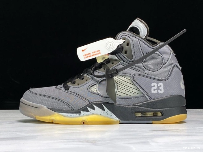 Air Off-White x CT8480-001 5 Jordan Black 0603